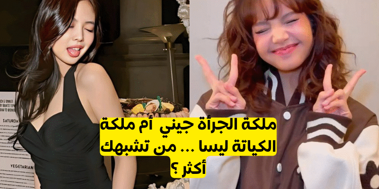 اختبار ليسا و جيني بلاكبينك : من تشبه الماكني أم الرابر Blackpink