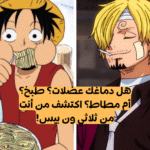 لوفي زورو أم سانجي من تشبه من انمي ون بيس ؟