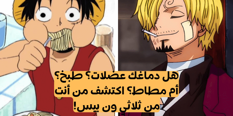 لوفي زورو أم سانجي من تشبه من انمي ون بيس ؟