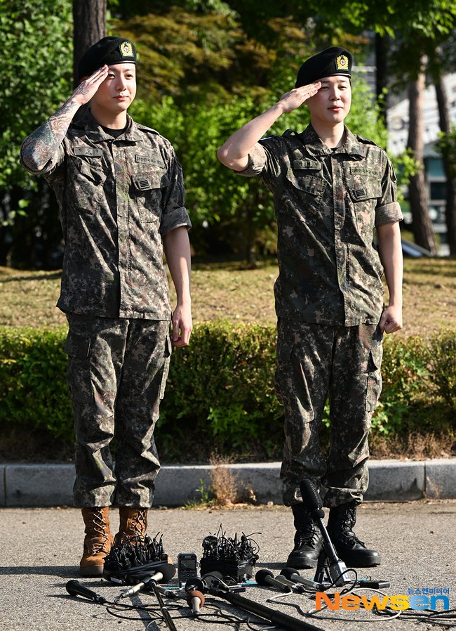  Jimin after army photos, Jungkook after army photos,