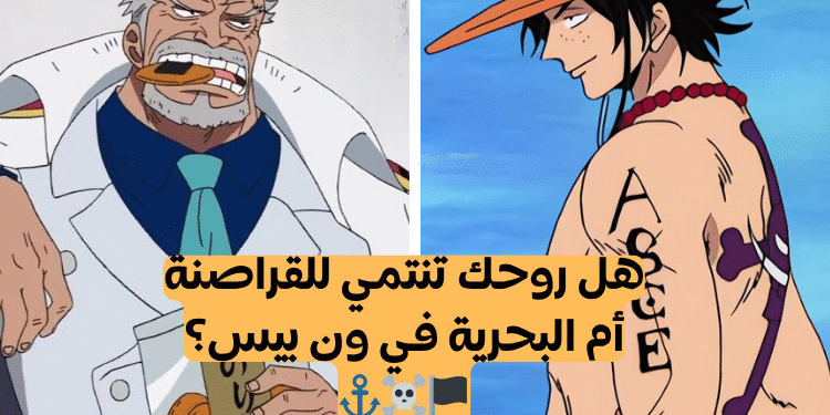 اختبار هل ستكون قرصان ام ادميرال من انمي ون بيس