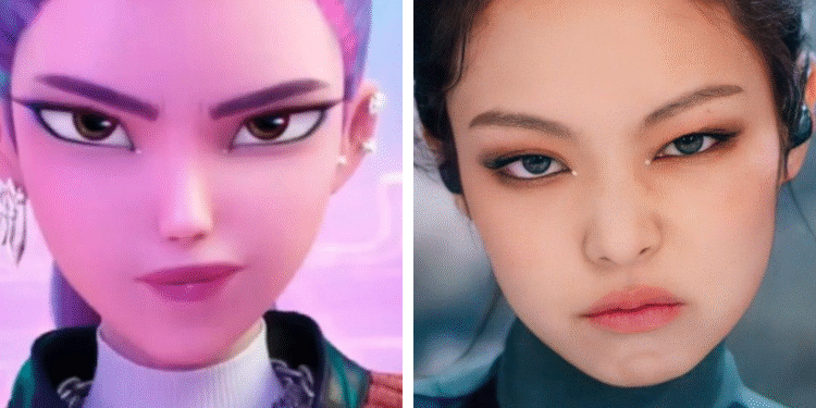 مخرجة فيلم "صائدو شياطين الكيبوب" تشير إلى جيني من فرقة بلاكبينك وشخصية رومي