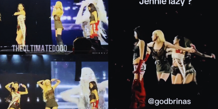 انتقاد جيني من بلاك بينك من قبل متابعيها حول العالم بسبب "أدائها الكسول".