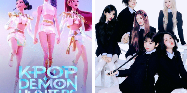 هانتريكس من صائدو شياطين الكيبوب متهمة بنسخ فرقة ايف