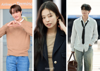 جيني وتايهيونغ وكاي يظهرون في مطار اينتشون الدولي في نفس الوقت