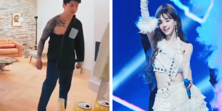 جونغكوك ووينتر يتعرضان للسخرية بسبب تغطية وشم الزوجين