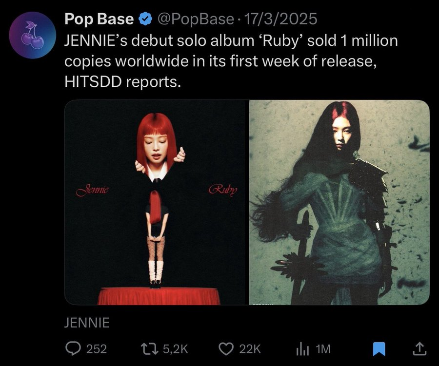 جيني متهمة بـ "الكذب" بعد تزييفه للإنجازات ألبوم Ruby